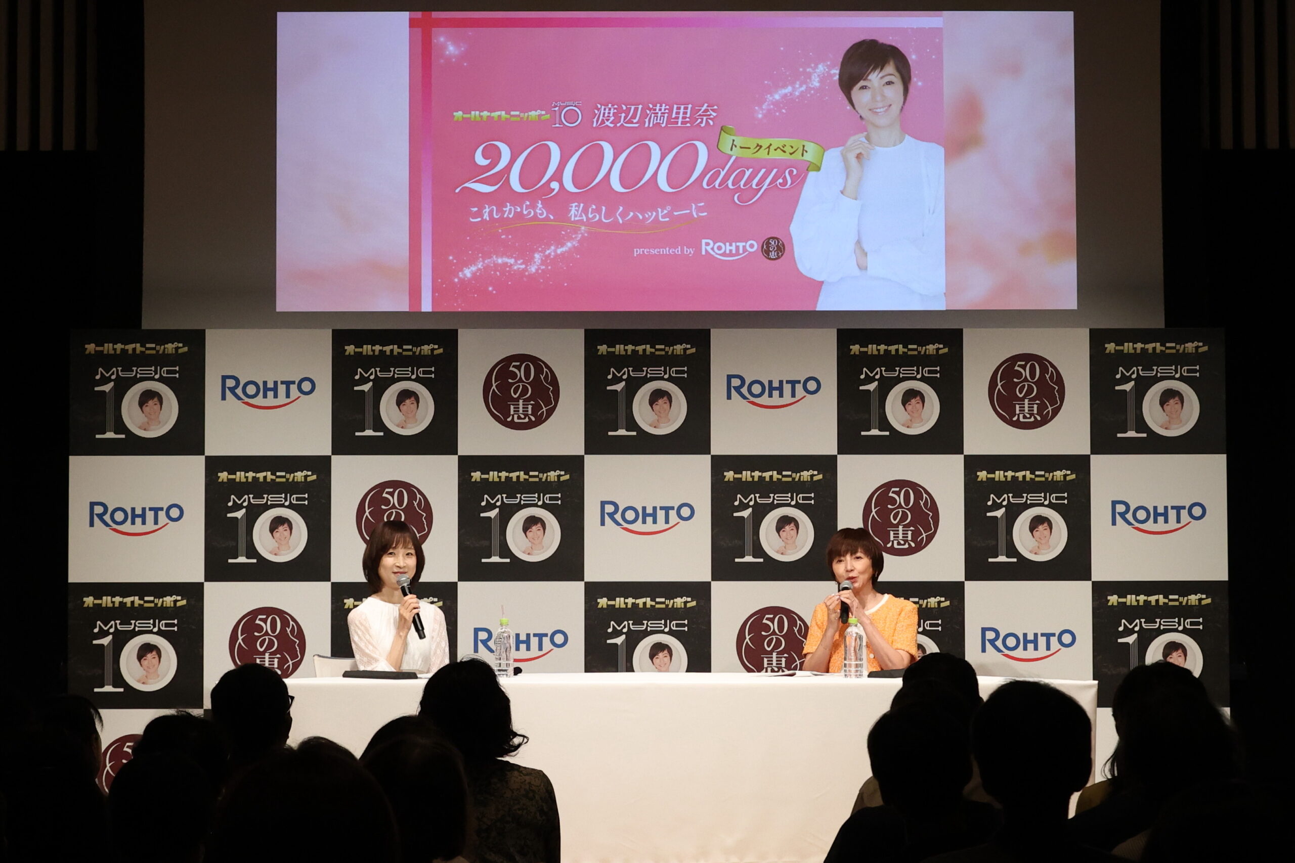 増山さやかアナウンサー、渡辺満里奈