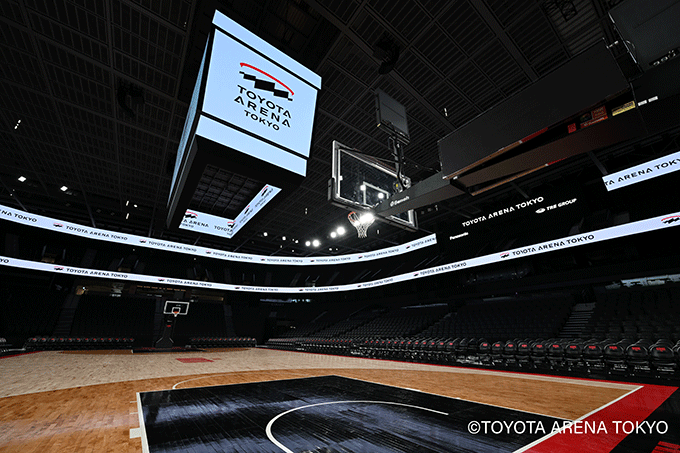スポーツを「見る」&ホスピタリティを意識したアリーナ「TOYOTA ARENA TOKYO」が施設を公開