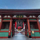 雷門に到着でさんぽは終了。
