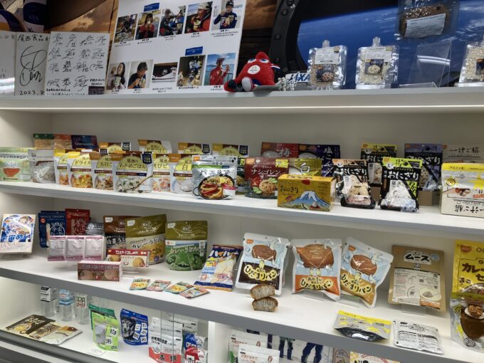 防災食から宇宙食まで、豊富なラインアップ