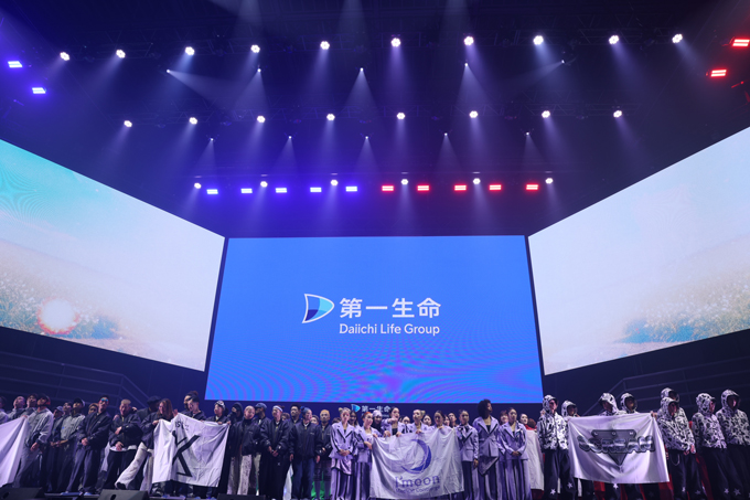 「BLOCK HYPE」オープニング (c)第一生命 D.LEAGUE 25-26 ROUND.1