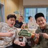 サンドウィッチマン、東島衣里アナウンサー、この日のゲストの井戸田潤（スピードワゴン）