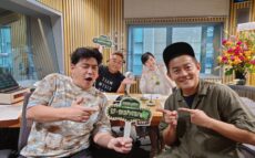 サンドウィッチマン、東島衣里アナウンサー、この日のゲストの井戸田潤（スピードワゴン）