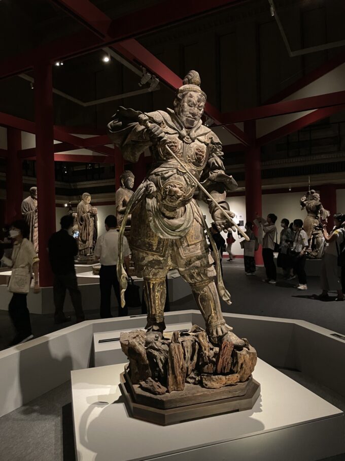 国宝　興福寺蔵 四天王立像(増長天) ※報道向け内覧会にて撮影