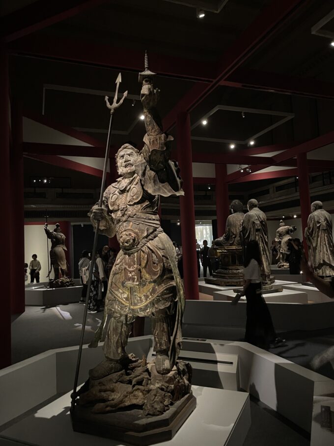 国宝　興福寺蔵 四天王立像(多聞天) 　※報道向け内覧会にて撮影