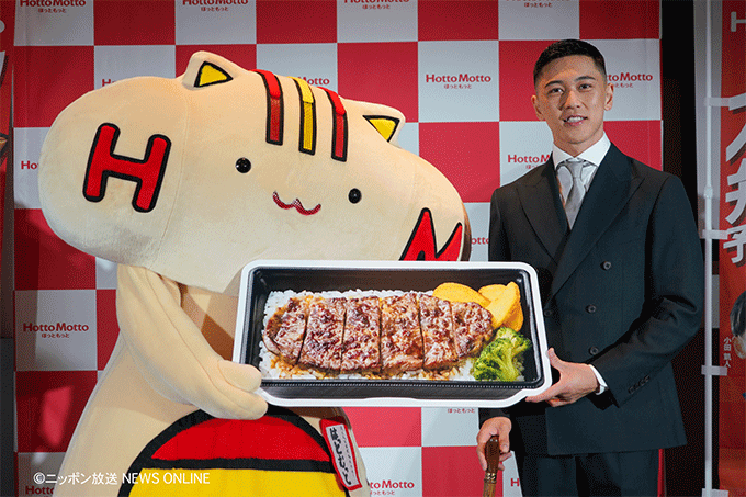 「来年は無敗で年間グランドスラムを・・」車いすテニス・小田凱人選手が、HottoMottoの12月新商品発表会で語る