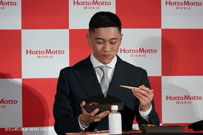 「来年は無敗で年間グランドスラムを・・」車いすテニス・小田凱人選手が、HottoMottoの12月新商品発表会で語る