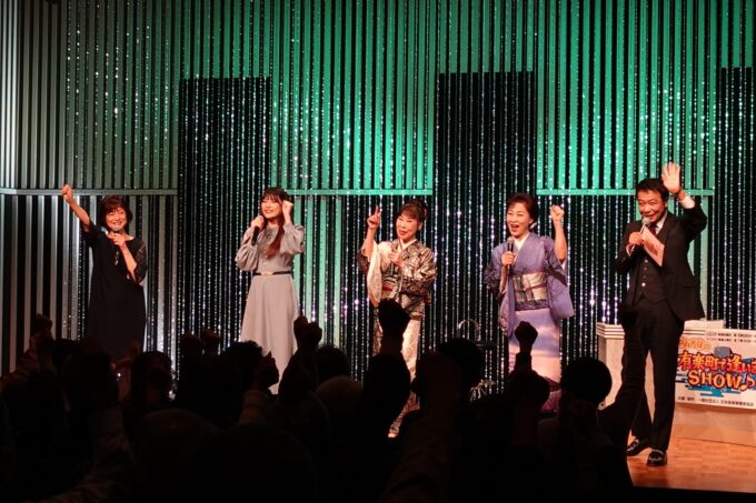 石川みゆきアナウンサー、福田未来、原田悠里、島津悦子、中山秀征