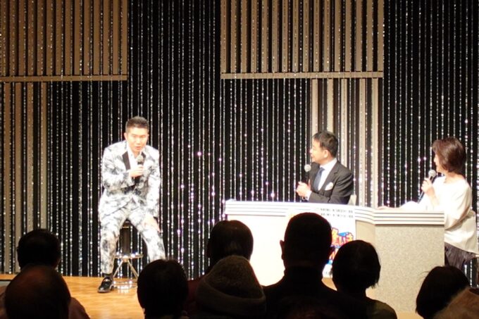 一条貫太、中山秀征、石川みゆきアナウンサー