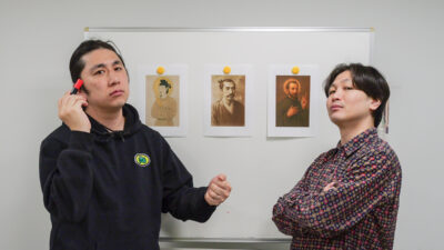 受験生の時間を守れ！　「教科書の偉人落書き選手権」3本勝負でランパンプスが対決！