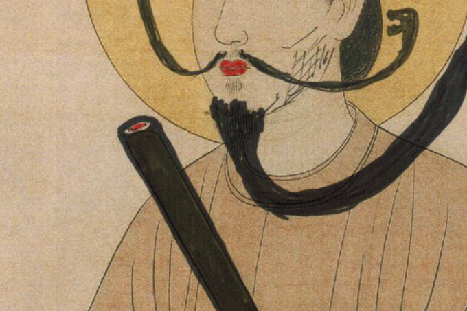 受験生の時間を守れ！　「教科書の偉人落書き選手権」3本勝負でランパンプスが対決！