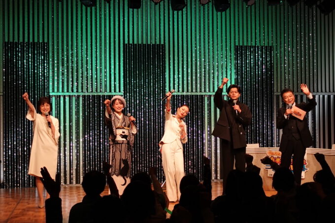 石川みゆきアナウンサー、竹野留里、マルシア、二見颯一、中山秀征