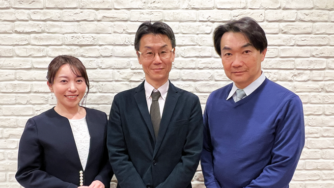 (左から)佐々木真奈美、ゲストの廣谷和生 氏、石川和男