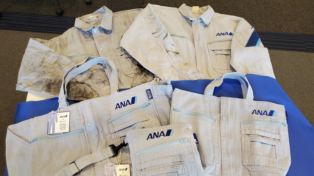 ANA アップサイクルプロジェクト 廃棄する備品を新たな商品に ANAアップサイクルプロジェクト