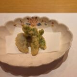 旬の天ぷらもサクサクふわふわ