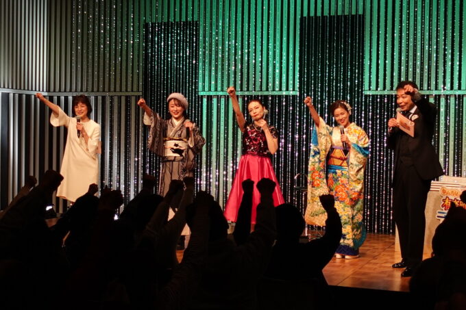 石川みゆきアナウンサー、竹野留里、マルシア、出光仁美、中山秀征