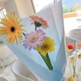 「天空の花咲くリゾナーレ」変わり咲きのガーベラと一緒に、世界でひとつだけのブーケが完成