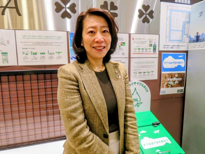 日本航空株式会社 国産SAF推進タスクフォース マネジャーの安部やよいさん　