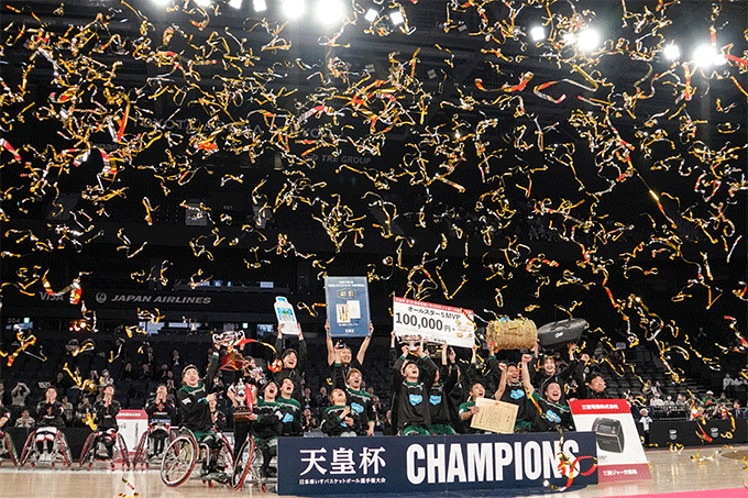 車いすバスケットボール「天皇杯」、埼玉ライオンズが悲願の初優勝！