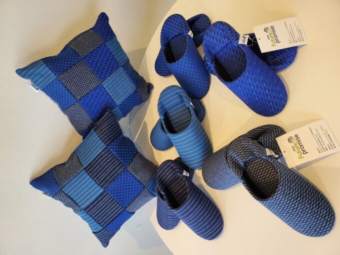 ルームシューズ+クッション