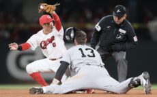 巨人・キャベッジ、二塁を狙うも…天谷氏「アグレッシブさはすごく大事なんですけど…」