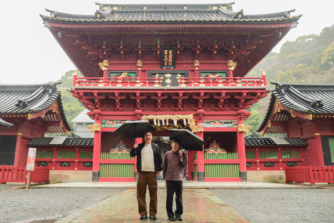 見た目は7社、中身は56神！？　祈りの集積地、静岡浅間神社でランパンプスが合格祈願！