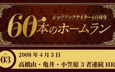 #3  高橋由伸・亀井義行・小笠原道大（巨人）3者連続HR