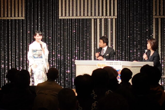 梅谷心愛、中山秀征、石川みゆきアナウンサー