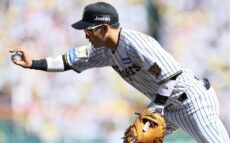 本職ショートの阪神・木浪、ファーストでスタメン出場！松村邦洋さん「一生懸命やりましたね」