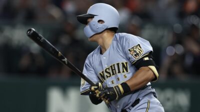 これが虎のドラ1だ！“伝統の一戦”でプロ初猛打賞＆初打点　江本氏「スイングは森下に似てる」