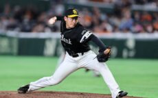 宮本和知氏「タイミングが取りにくそう」ソフトバンク・鈴木豪太、2回無失点の好リリーフ