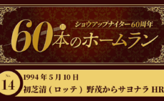 #14 ミスターロッテ・初芝清 野茂英雄からサヨナラHR