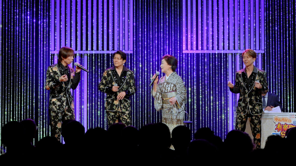 島津悦子、自ら選曲した昭和の名曲『ふたりの大阪』をLAST FIRSTとしっとりデュエット「ドキドキしました(笑)」