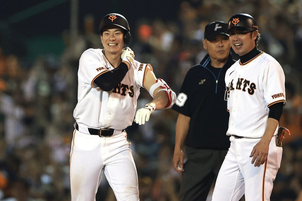 野村弘樹氏「これが松本のうまさ」巨人・松本剛が粘って粘ってライト前安打