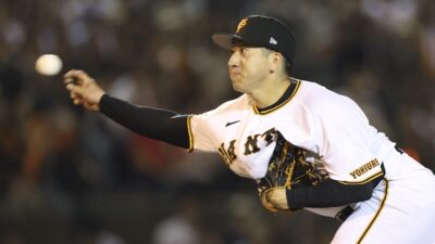 巨人・大勢、3試合連続失点。らしくない投球が続く　野村弘樹氏「これだけやられるということは…」