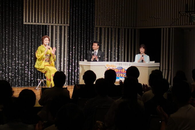 白石あき、中山秀征、石川みゆきアナウンサー