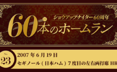 #23 F・セギノール(日本ハム)通算7度目の左右両打席ホームラン