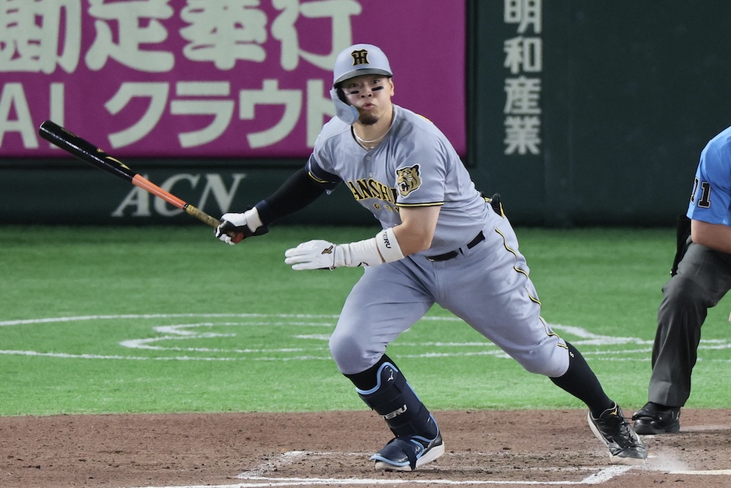 阪神・佐藤輝明、確実性が向上し打率もリーグトップ 江本氏「打率を維持しているのは…」