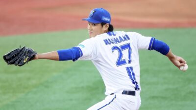 DeNA・藤浪、初回先頭から三者連続四球で相川監督がマウンドへ　高木豊氏「いかなくて僕はいいと思う」