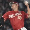 楽天・泰勝利、勝ち試合の8回に登板し1回無失点！前田幸長氏「本当に楽しみなピッチャー」