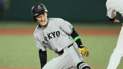 巨人・浦田、二盗！三盗！内野ゴロの間に生還！　真中氏「浦田選手で1点取った」