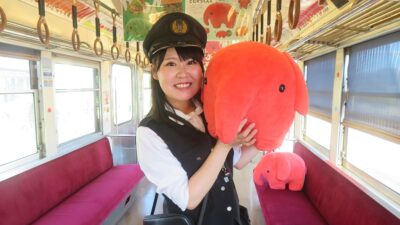 銚子電鉄がドムドムハンバーガーとコラボ 銚電まつりでお披露目
