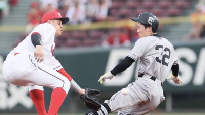 巨人・浦田、第1打席に10球粘って四球を選ぶ　天谷氏「大きなダメージを与えることができた四球」