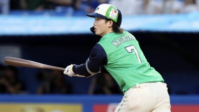 ヤクルト・長岡、2安打2四球3得点！髙津臣吾氏「しっかりスイングもできていますし」…「1番バッターの役割を果たしています」