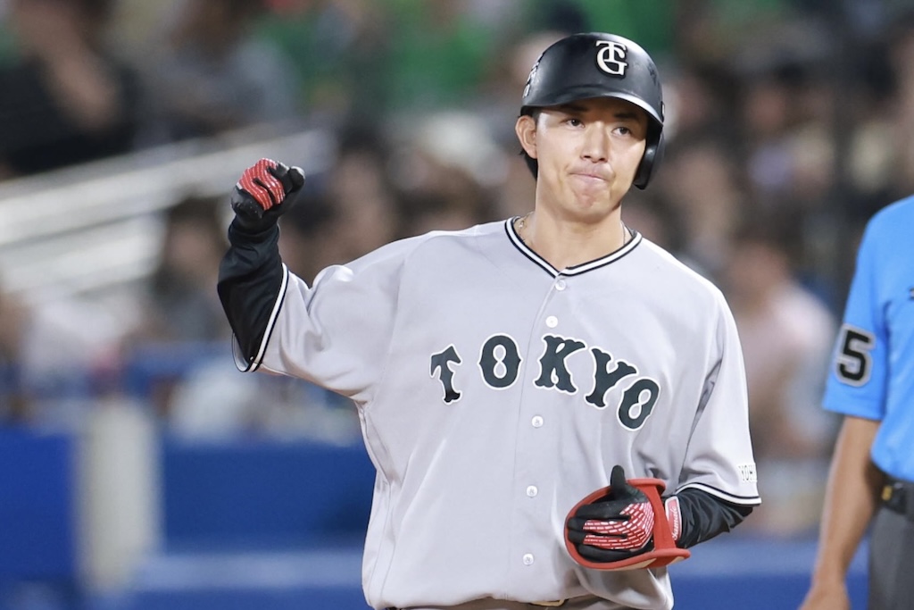 巨人・鈴木大和、プロ初スタメンで2安打3打点1盗塁! 里崎氏「これを続けていくことがプロ野球選手」、「次の試合が大事」