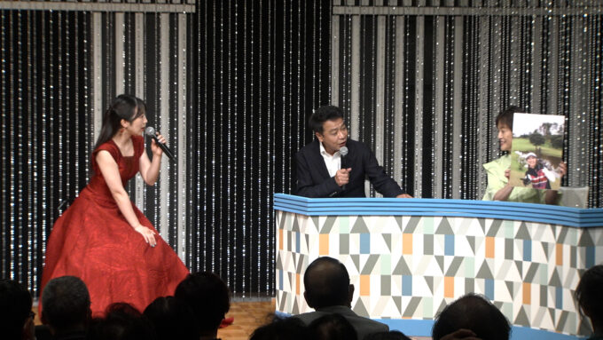 市川由紀乃、ジャンルを超えて「一本刀土俵入り」と「宇宙刑事ギャバン」を即興で披露!