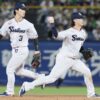 ヤクルトの二遊間が守備で魅せる！若松勉氏「うまかった」、「素晴らしかった」