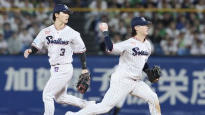 ヤクルトの二遊間が守備で魅せる！若松勉氏「うまかった」、「素晴らしかった」