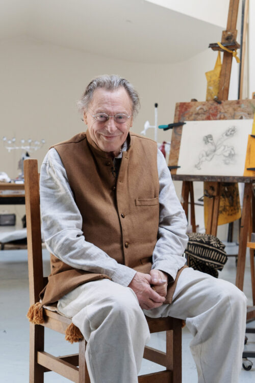 ジェラール・ガルースト ラ・スルス・ガルースト協会創設者 Gérard Garouste, founder of La Source Garouste Photo: Shun Kambe © The Japan Art Association