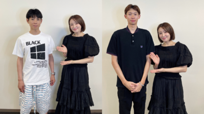 北村友一、松本大輝、大沢あかね